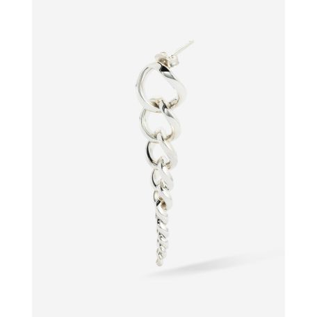 Ohrring Chain Gradient Silber Single Piece