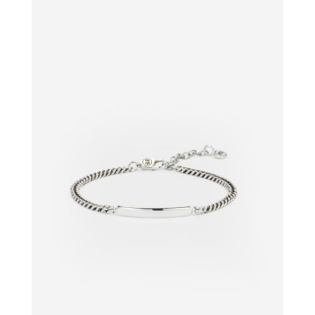 Armband Essential Mini Bar Silber