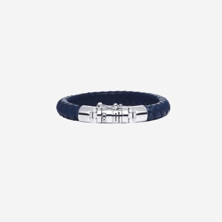 Armband Ben Small Leer Blauw