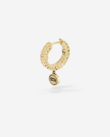 Earhoop Esther Gold Plated Single Piece
